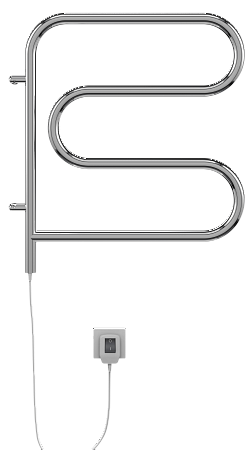 Электро 25 F-обр 600х600 поворотный Полотенцесушитель TERMINUS Нарьян-Мар - фото 2